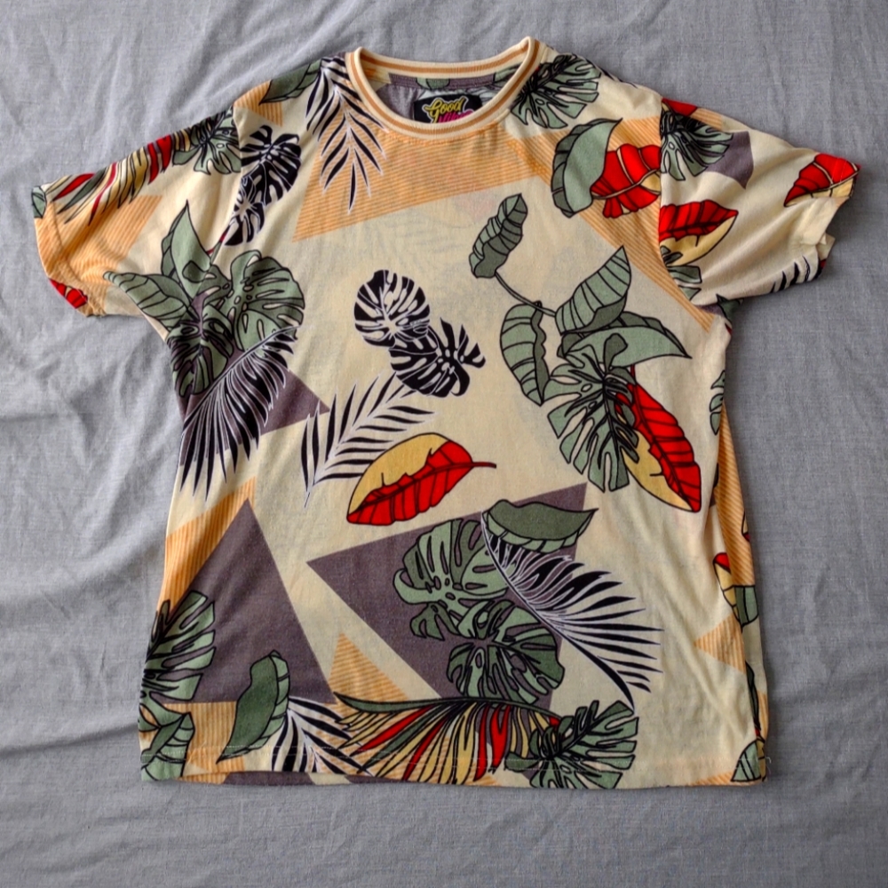 Good Vibes Floral Mens Soft T-Shirt